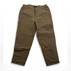 Men's RailRiders Olive Straight Cargo Utility Hiking Outdoor Camping Pants
